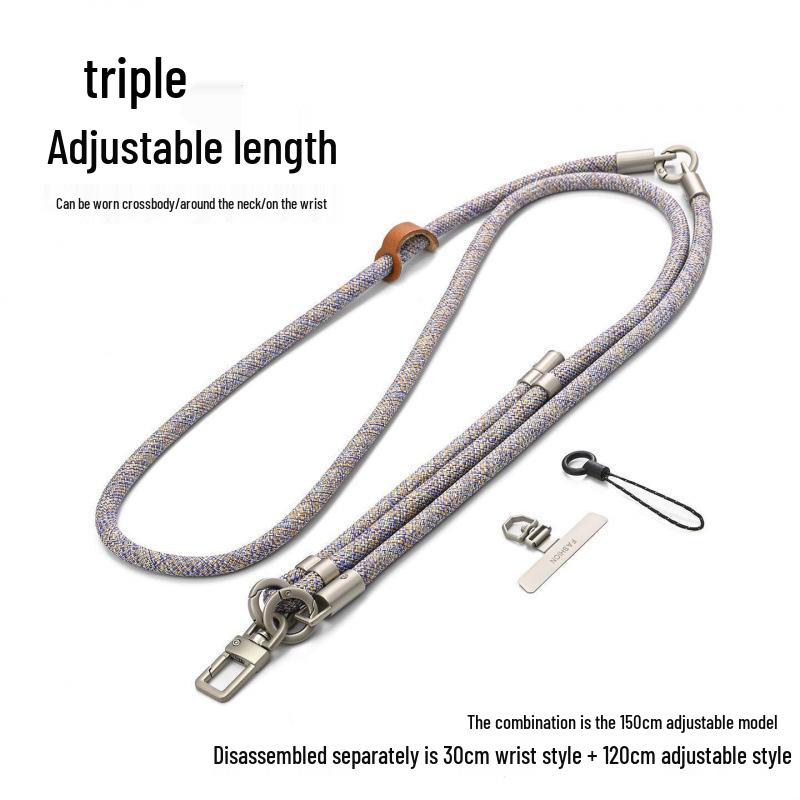 2025 Detachable Adjustable Phone Case Lanyard Necklace - Three-in-One Crossbody Accessory