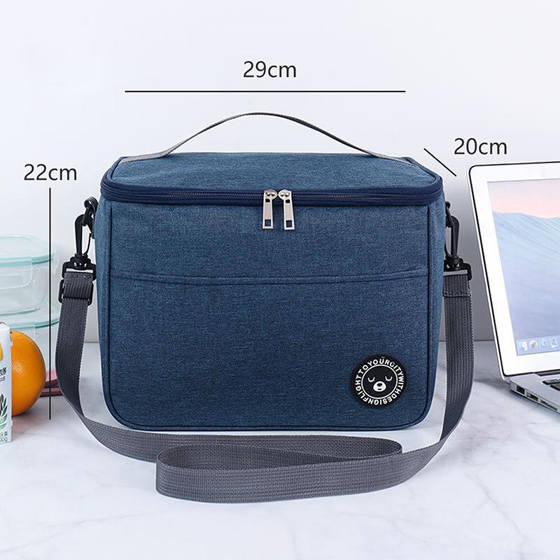 Portable Cooler Bag Folding Insulation Picnic Ice Pack For Food Thermal Drink Carrier Insulated Lunch Box Delivery S/M/L