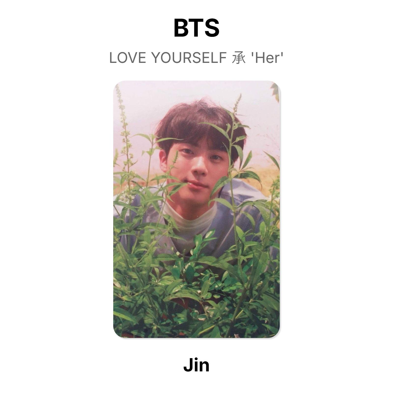 BTS LOVE YOURSELF Her Official Photocard Jin