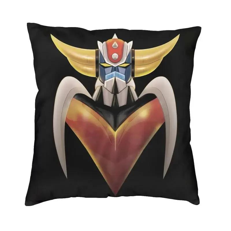 Goldorak Grendizer poszewka na poduszkę na sofę Anime UFO Robot Goldrake luksusowa poszewka na poduszkę kwadratowa druk 3D niestandardowa poszewka na poduszkę