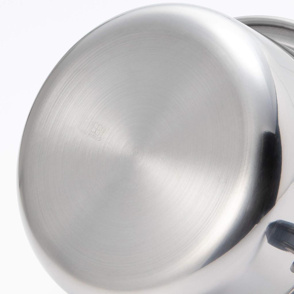 Endo Shoji Commercial Dream Pro Molybdenum Stainless Made in AKTE103 Saucepan, 20cm, Steel, Japan,