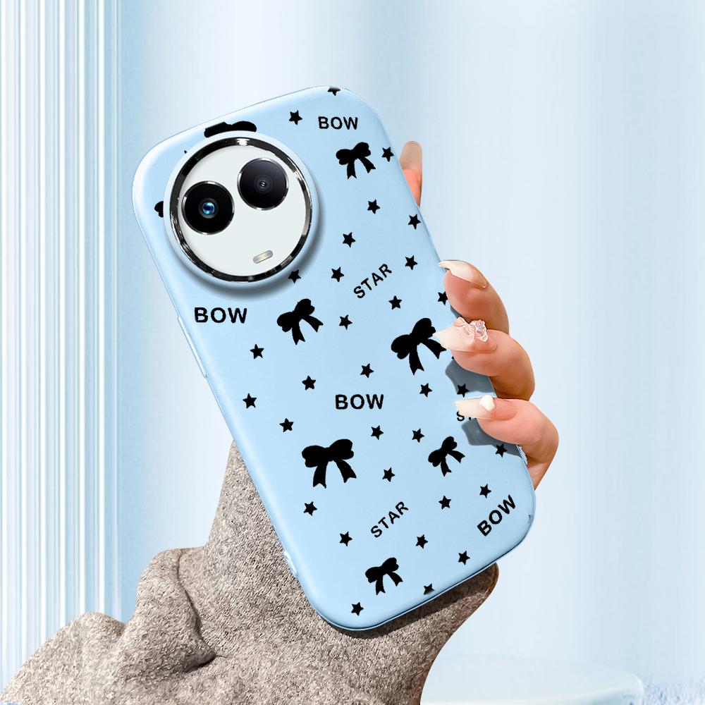 Solid Color Silver Edge Lens Fatty Casing Soft TPU Liquid Silicone Cover Shockproof Phone Case for OPPO Reno Realme OnePlus
