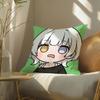 Anime Cartoon It'S Mygo Band Lovely Pillow Case Double-Sided Plush Sofa Cushion Covers Organic Breathable Invisible Zipper