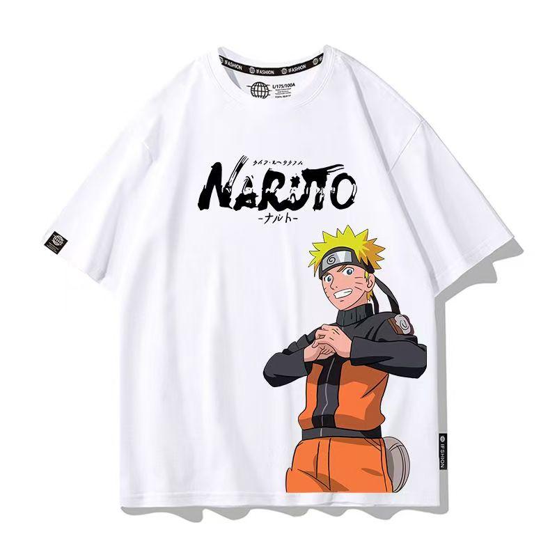 Men's Naruto Anime Graphic T-Shirt, Sasuke Uchiha & Pain Akatsuki Oversized , Summer Loose Fit Casual Streetwear for Boys&Girls