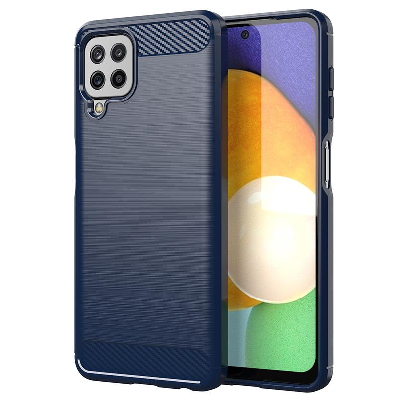 Pouzdro z uhlíkových vláken pro Samsung Galaxy A22 Nárazuvzdorný silikonový kryt pro Samsung Galaxy A22 4G Pouzdro pro Galaxy A22 5G A32 A52 A72