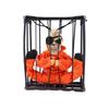 Movable Scary Skull Cage Props Screaming Halloween Decorations Activated Haunts Cage Specter Party Supplies For Home