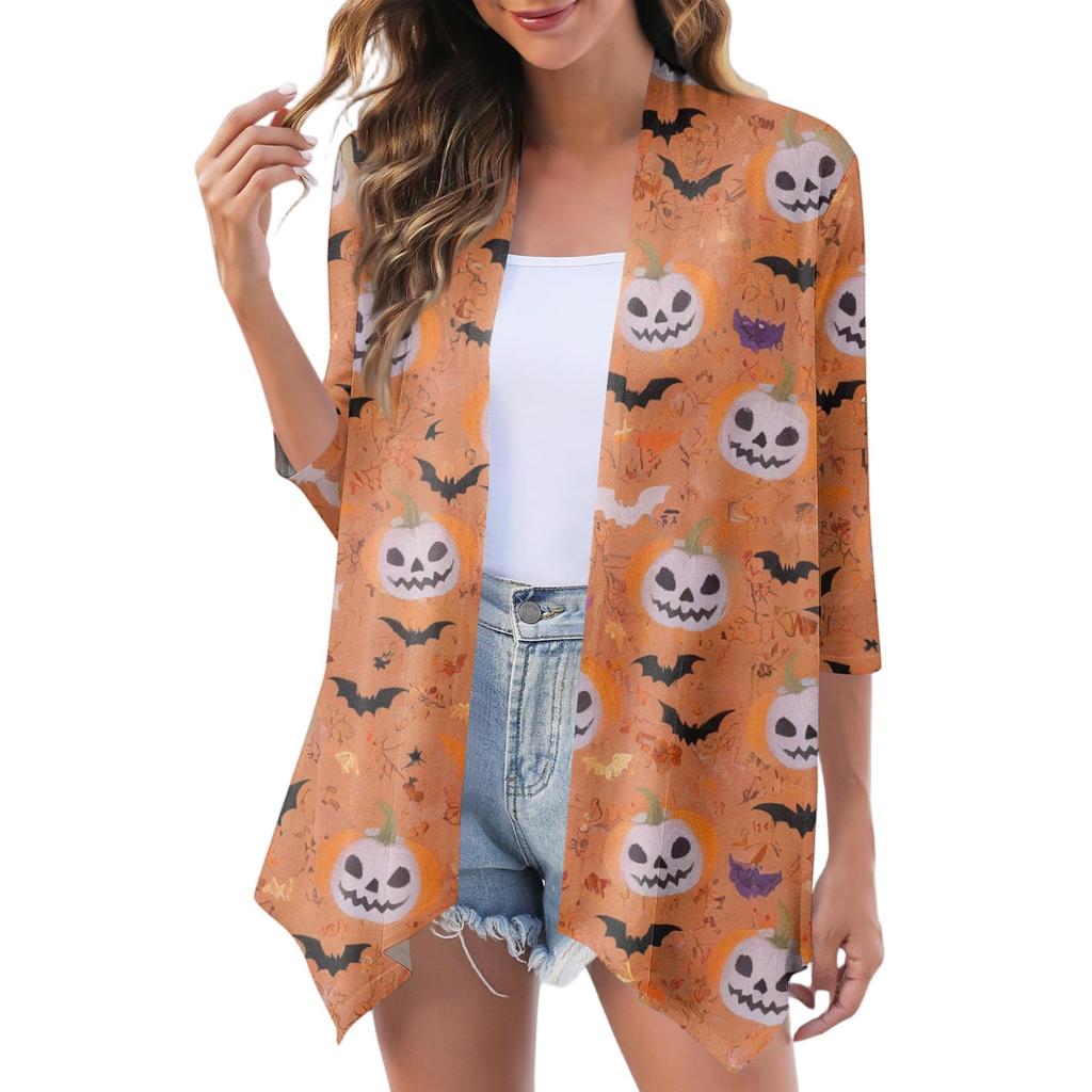 Women's Fashion Casual Cozy Halloween Cardigan Jacket