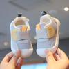 Ademend Mesh Zachte Zool Baby Eerste Stap Schoenen - Cartoon Design met Klittenband voor Lente en Herfst