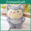 Sweet Fluffy Lace Fox Plush Toy Keychain Cozy And Cute Animal Stuffed Doll