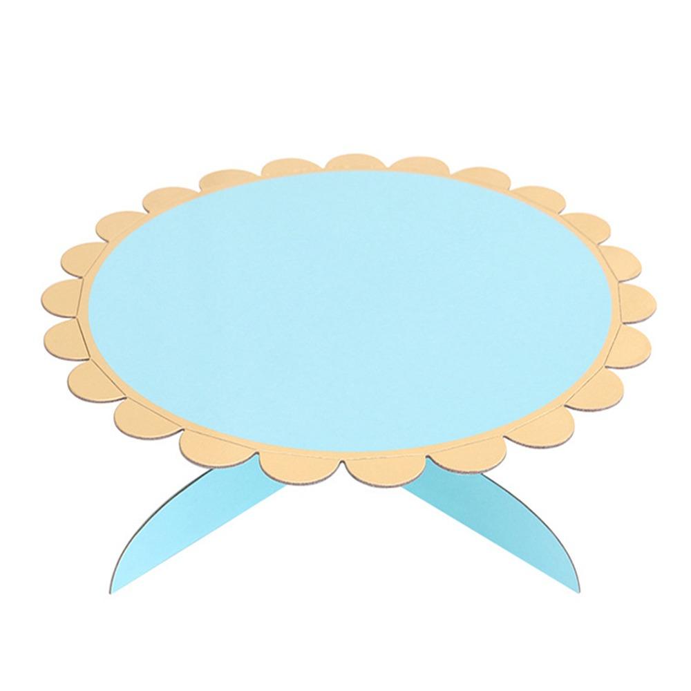Creative Multicolor Cake Stand Round Paper Dessert Stand Multi-Function Disposable Cake Plate Party Supplies