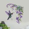 Birds Flower Wall Decal Mural Bathroom School Self Sticky Modern Office Art Decor Garden Room