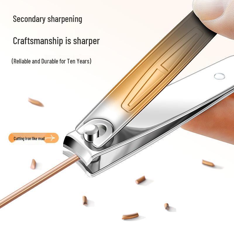 Stainless Steel Cuticle Scissors & Nail Clippers Set