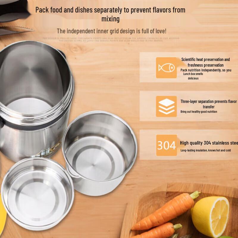 Supor Large Capacity Stainless Steel Insulated Portable Pot