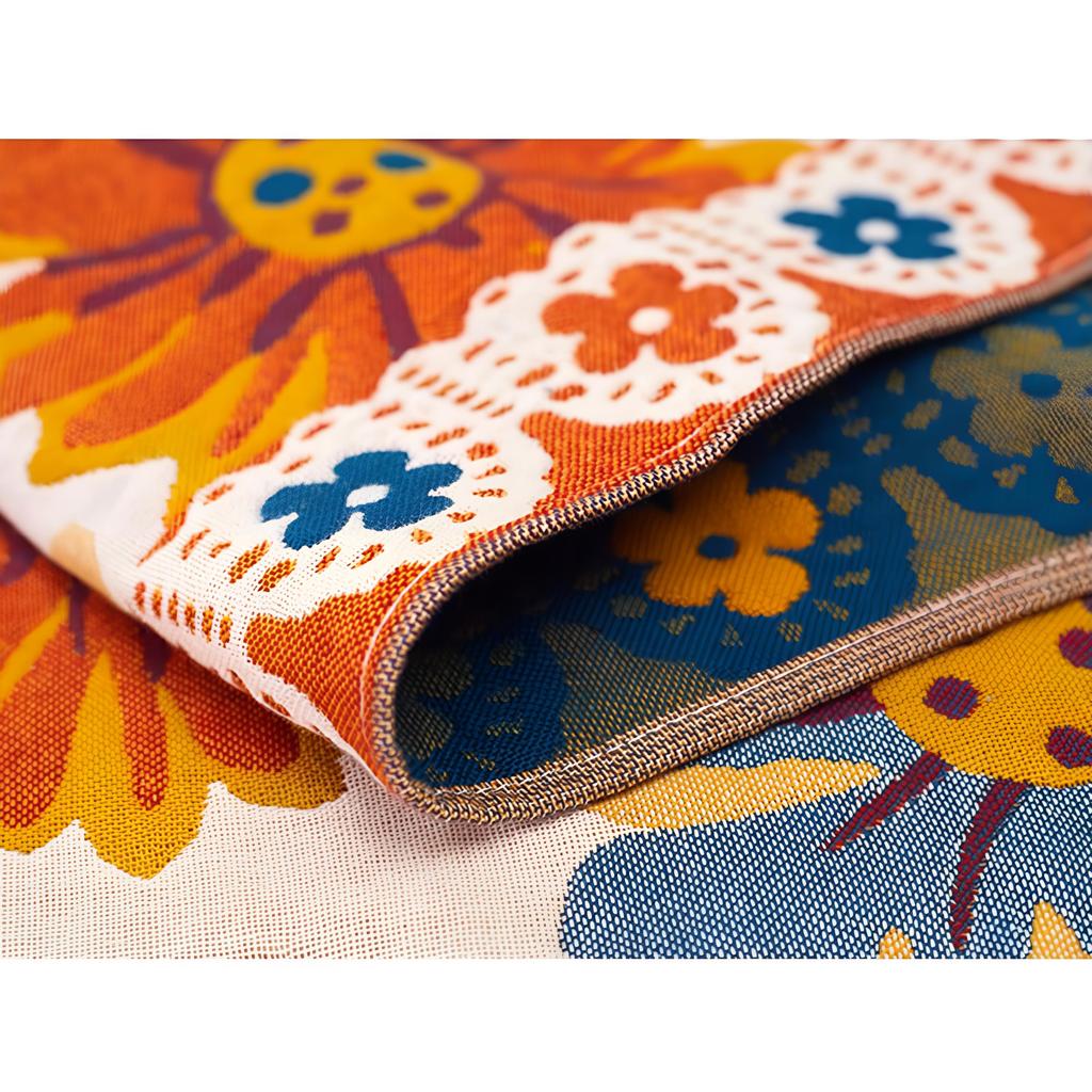 1pc Absorbing Quick Bath Towel for Bathroom Beach, Pure Cotton Yarn Jacquard Bath Towel Soft Large Towel 80x160cm, Various Style Floral Pattern Design