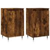 VidaXL Buffets 2 pcs chêne fumé 40x35x70 cm bois d'ingénierie 831047