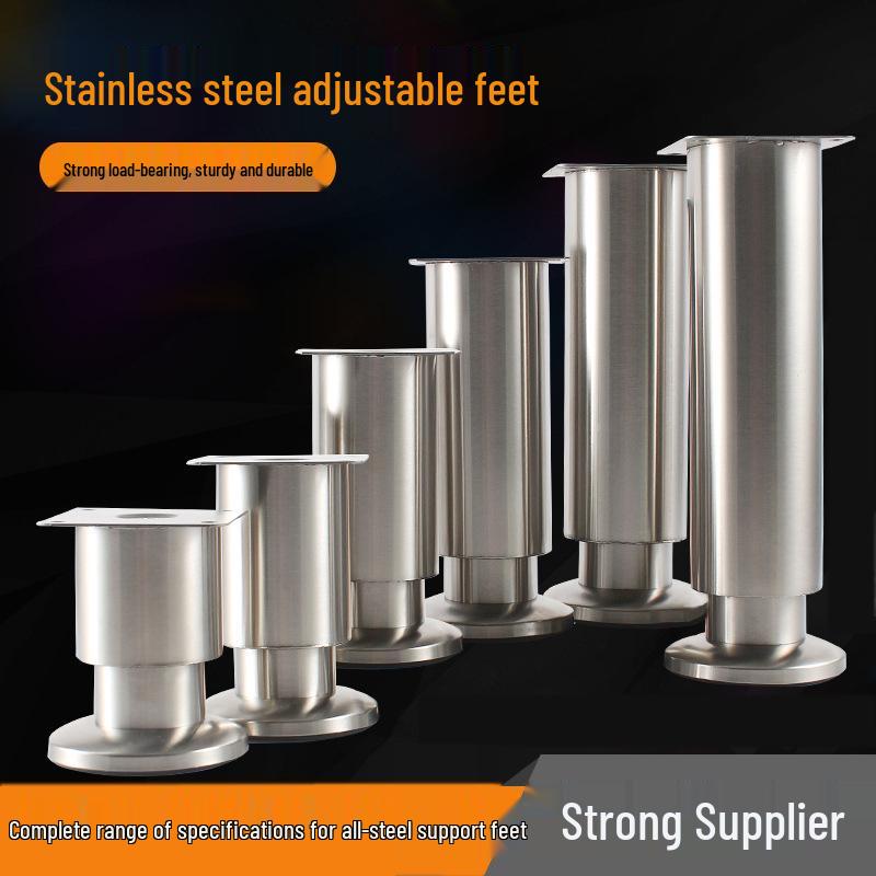 Adjustable Stainless Steel Furniture Support Feet Diameter 50mm * Height 80mm
