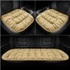 New Car Seat Cushion Single Piece Backless, Autumn and Winter Universal Plush Anti Slip Cushion, Warm Pad Three Piece Set