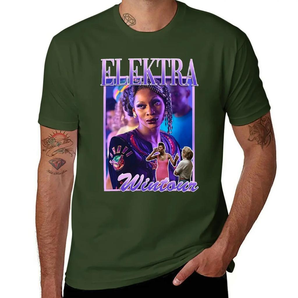 Elektra Wintour Abundance Evangelista T-Shirt for a boy oversized graphic t-shirts anime