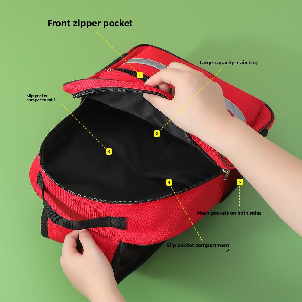 Portable First Aid Bag Made Of Durable 600d Oxford Cloth For Outdoor Use And Travel