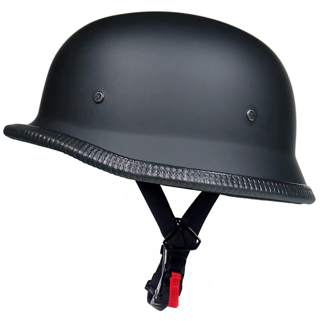 German Style Motorcycle Half Helmet Open Face Adult Men Women Approved Retro Helmet