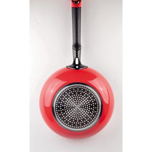 Pearl Metal Ceramic Frying Pan, 20cm, Induction Compatible, Bright 2, HB-7047