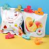 Cute Big-Eye Acrylic Bag Clips Reusable Snack Bag Clamps Strong Grip Plastic Clips for Paper Document Organization Office School Home Use