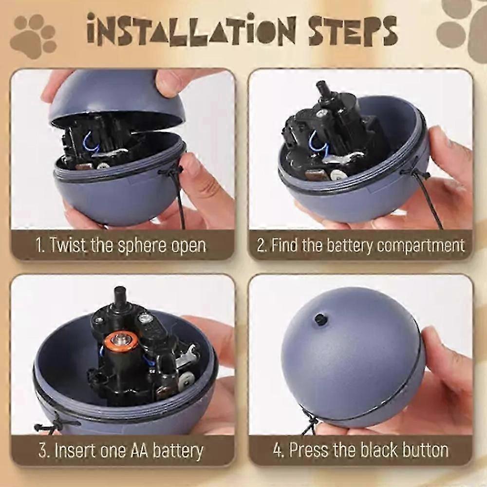 automatic cat toy ball interactive play