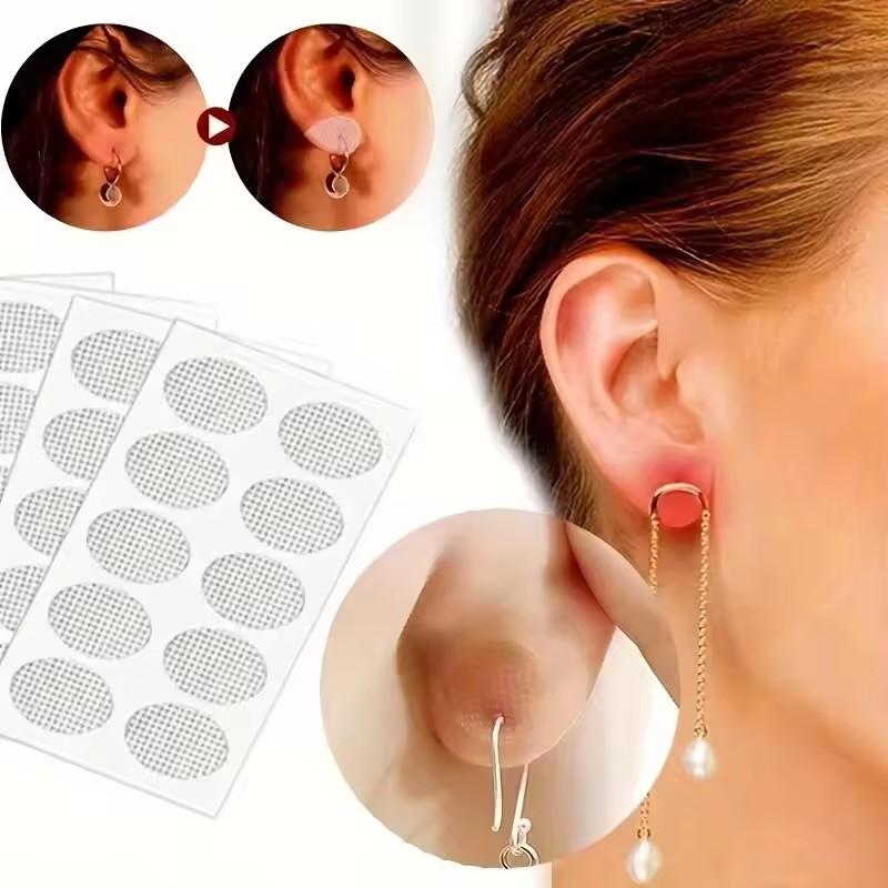 Clear Invisible Earlobes Protective Stickers For Stretched Ear Lobes And Relieve Strain From Heavy Earrings