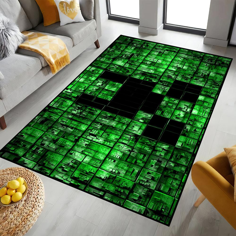 Game Mine Cartoon C-Crafts Door Mat Entrance Non-slip Washable Kitchen Carpet Living Room Hallway Rugs Bathroom Bath Decoration