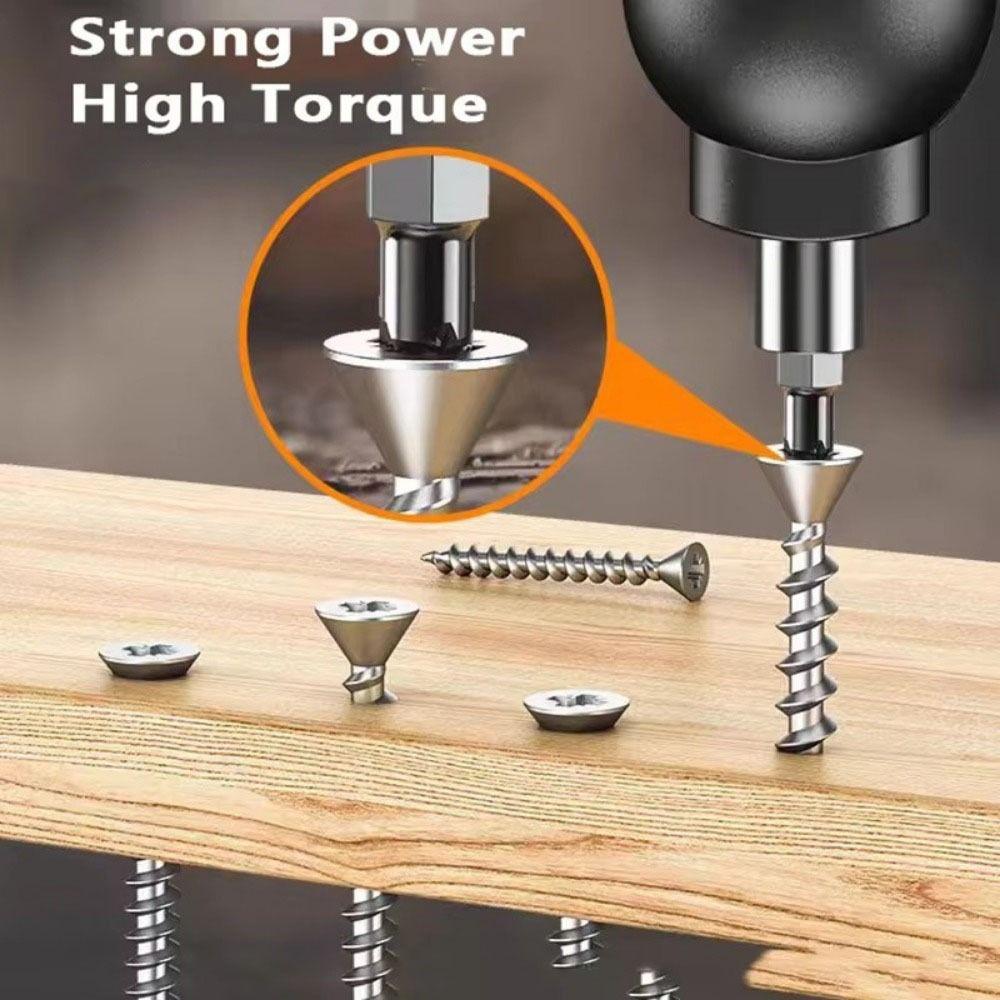 Lithium Battery Cordless Electric Screwdriver USB Rechargeable Power Drill Home Repair Tools