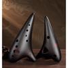 12-Hole Ocarina, Alto F Tone (AF) Wind Instrument for Beginners and Music Enthusiasts, Professional-Level Performance, Musical Gift (B)