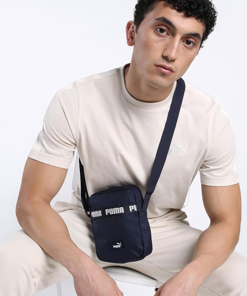 Puma PHASE Tape Portable Shoulder Bag 2025 Navy 091174, Spring/Summer Color, (03)