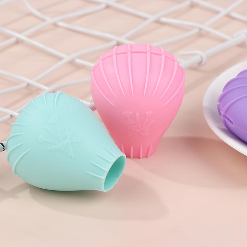 Makeup Brush Holder Cover Silicone Makeup Brush Protector Makeup Brush Travel Storage Case Protect Brush Bristles