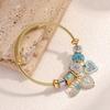 Stainless Steel Couple Bracelet Diy Simple And Advanced Sense Rhinestone Love Pendant