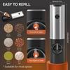 Portable Grinder Set Pepper Pepper Spice Grinder Adjustable Coarseness Kitchen Grinding Tool USB Charging With LED Light