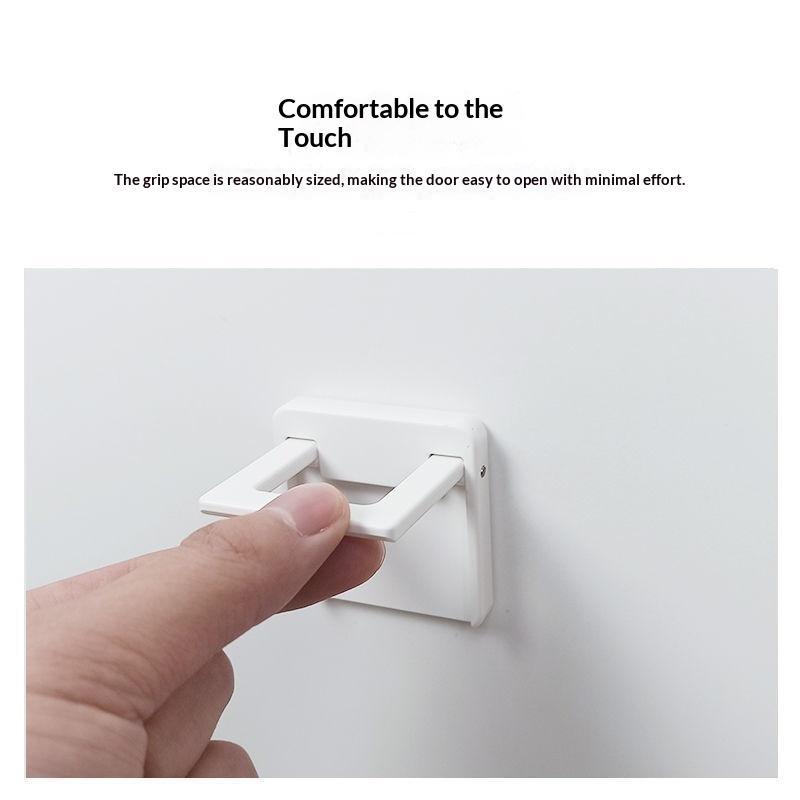 Baby Safety Slide Window Locks For Kids Proof Patio Closet Doors Sliding Glass Door Child Lock- White