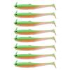8 Pack Soft Plastic Tail Fishing Multicolor Swimbait for Trout