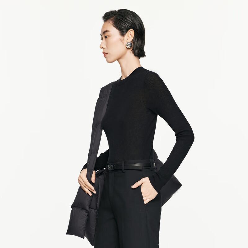 JNBY 2024 Autumn Slim Fit Wool Knit Sweater