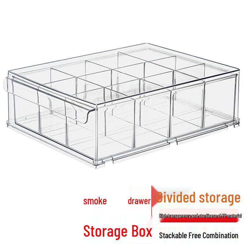 Transparent Acrylic Desktop Storage Drawer Box