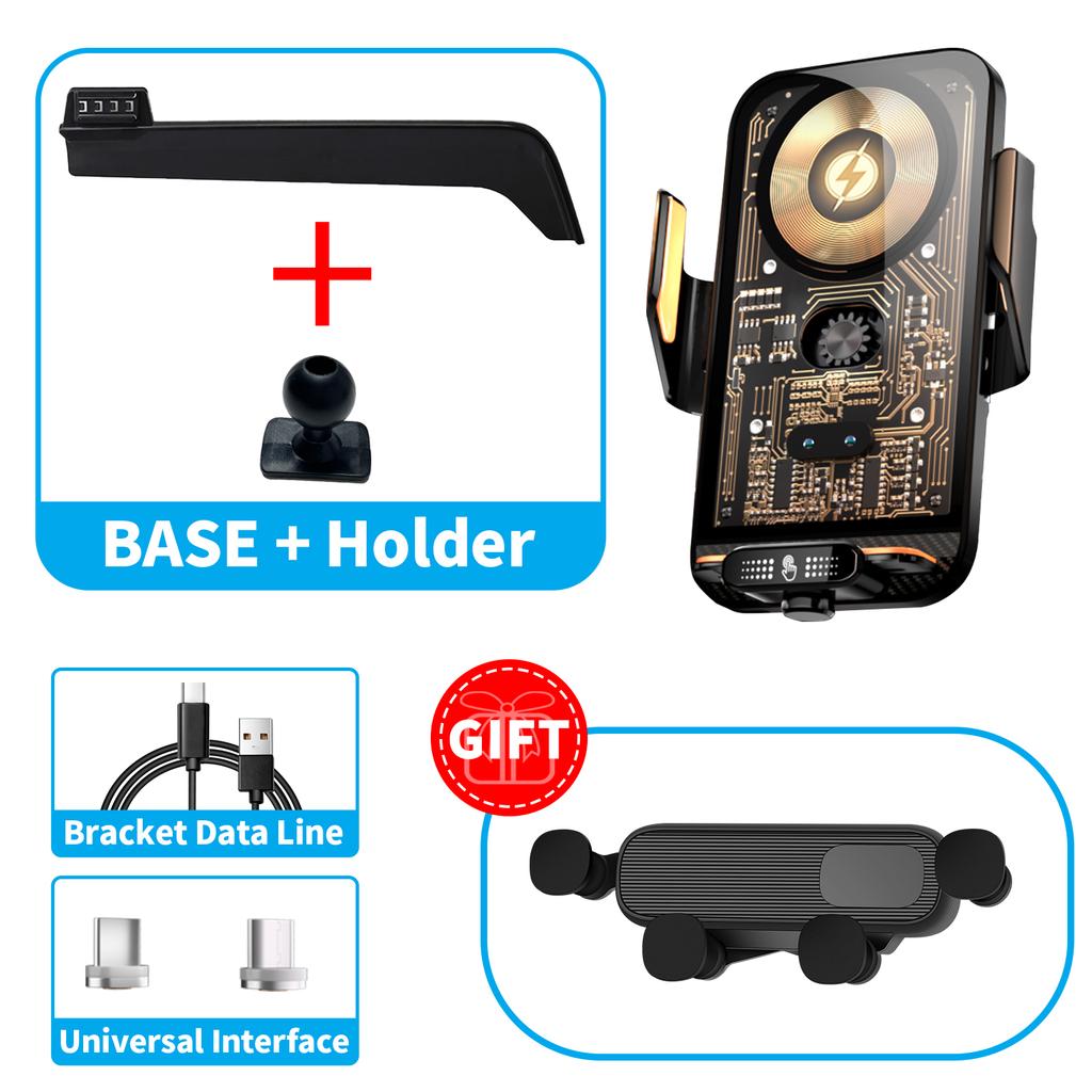 for Chevrolet Equinox 2025 2026 11.3inch Car Phone Holder Screen Fixed Navigation Bracket Base Wireless Charging