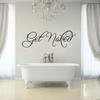 Removable Vinyl Bathroom Rules Art Wall Stickers For Elegant Home And Office Decor