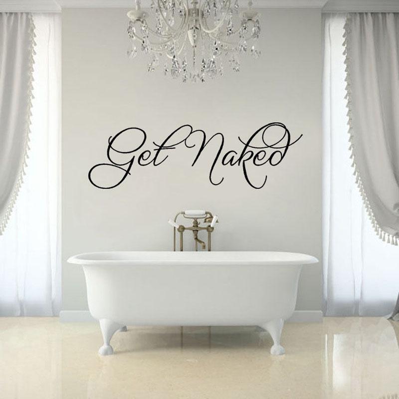 Removable Vinyl Bathroom Rules Art Wall Stickers For Elegant Home And Office Decor