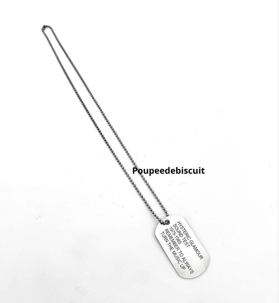 [USED] HYSTERIC GLAMOUR Guitar Girl Necklace Worn by Chaewon