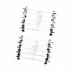 Pants Hangers with Clips Metal Heavy Duty Non Slip Skirt Hangers for Clothes Trousers Closet Storage 10pcs