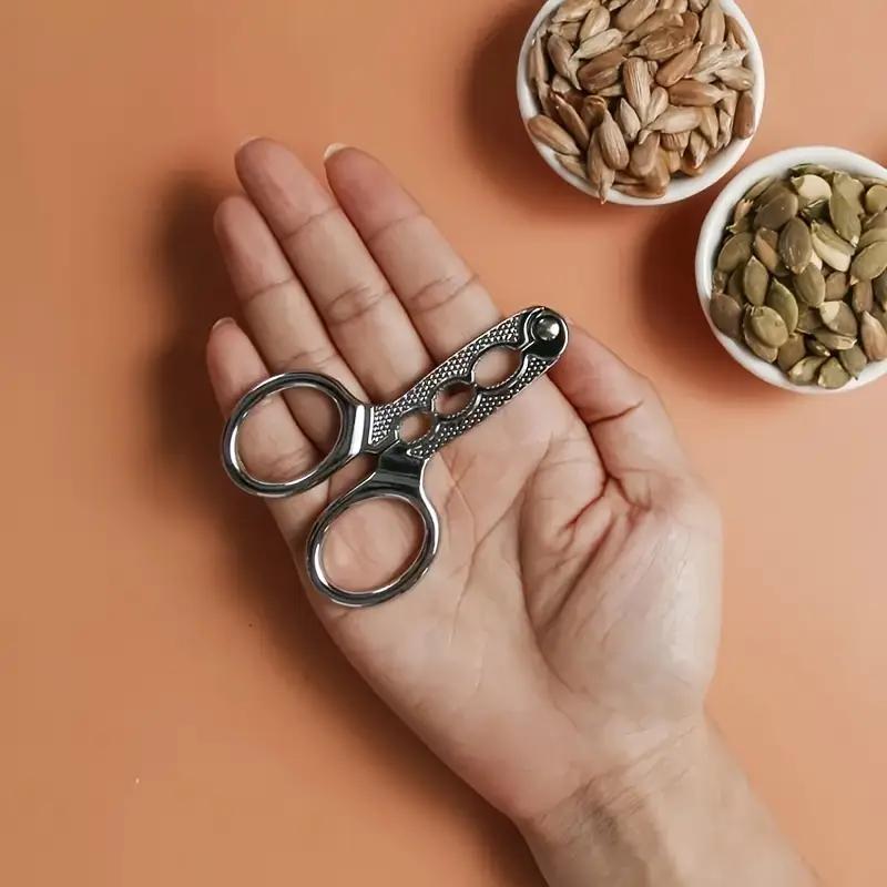 1PC Multi-function Nibbling Melon Seeds Household Tools Melon Seed Pliers Shelling Device Artifact Lazy Pine Nut Clip Scissors Shelling
