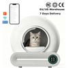 EU Lokaler Lagerbestand Schneller Versand Intelligente Katzentoilette Elektrisch Selbst reinigend Automatisches Katzenklo mit Geruchskontrolle Leicht zu reinigen PP-Material