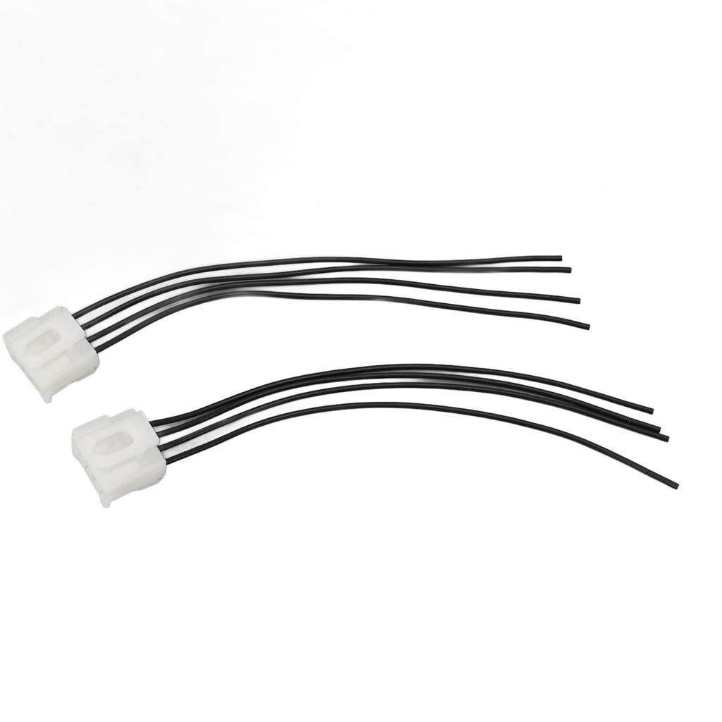2PCS 4PIN Tail Light Harness Stable Connection Impact Resistant Replacement for Fiat Grande Punto