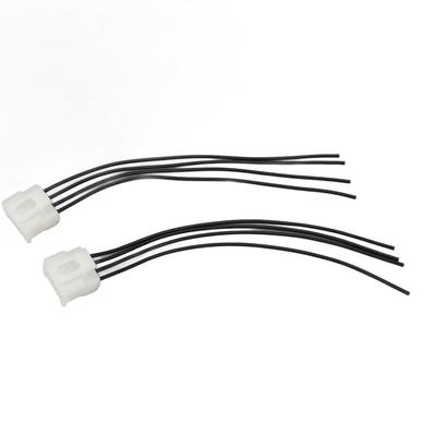 2PCS 4PIN Tail Light Harness Stable Connection Impact Resistant Replacement for Fiat Grande Punto