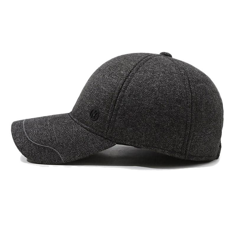 Middle-Aged and Elderly Autumn Winter Cap Outdoor Cycling Warm Windproof Ear Protection Baseball Cap
