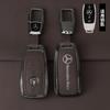 WTNWY1 Hot 2026 For Benz Zinc Alloy Leather Car Key Case Cover Shell For Mercedes Benz AMG A C E S G Class GLC CLE CLA GLB GLS W177 W20